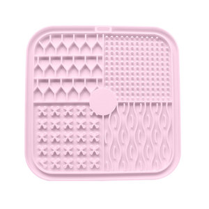 Alfombrilla de silicona para lamer para perros y <span class=keywords><strong>gatos</strong></span>, comedero lento con ventosas, alfombrilla calmante para aliviar la ansiedad de mascotas, juego OEM ODM - Product Image 2
