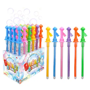 夏季玩具剑泡泡棒户外/室内活动使用婚礼派对礼品用品彩色儿童泡泡棒