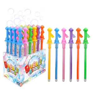 Zomer Speelgoed Zwaard Bubble Stick Outdoor/Indoor Activiteit Gebruik Bruiloftfeest Gunsten Benodigdheden Kleurrijke Bubble Blower Toverstaf Voor Kinderen