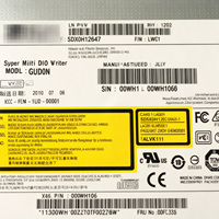 Lecteur de DVD interne ultra-plat multi-lecteurs modèle GUD0N, SDX0H12647, 00WH106, 45K0501, ALVK111