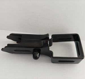 Support de <span class=keywords><strong>poteau</strong></span> de clôture carré en aluminium OUYA de 2 pouces <span class=keywords><strong>pour</strong></span> rail de 1 pouce, <span class=keywords><strong>bois</strong></span> traité sous pression, type naturel - Product Image 4