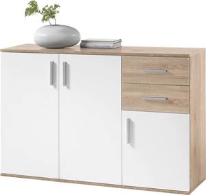 Cómoda grande <span class=keywords><strong>de</strong></span> madera <span class=keywords><strong>de</strong></span> alta calidad con 3 puertas y 2 cajones, acabado <span class=keywords><strong>de</strong></span> roble con amplio espacio <span class=keywords><strong>de</strong></span> almacenamiento para sala <span class=keywords><strong>de</strong></span> estar o dormitorio - Product Image 4