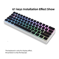 Customized PBT Pudding Translucent Keycaps for Mechanical KeyboardsTechnical Geeks Gift Keycaps