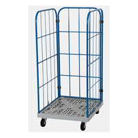 Chariot pliable Portable robuste en acier au carbone avec cadre de Base en plastique