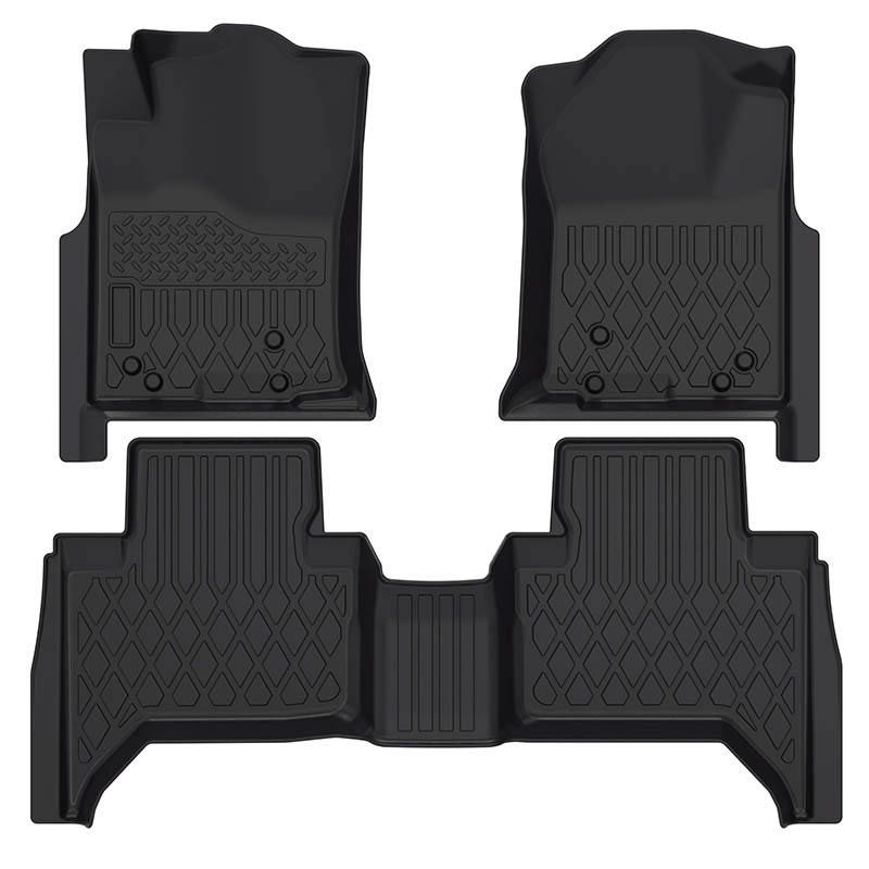 เสื่อปูพื้นรถยนต์สำหรับ2005 2015ทาโคมาดับเบิ้ลแค็บ