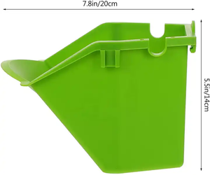 Maceta Vertical de Plástico con Autorriego para Jardín, para Montar <span class=keywords><strong>en</strong></span> la <span class=keywords><strong>Pared</strong></span>, Apilable - Product Image 4