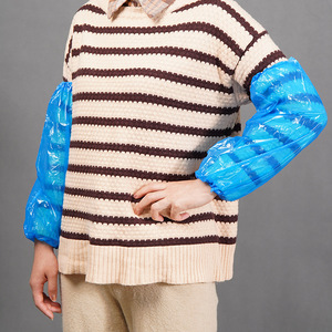 PE tay áo Bìa nhà máy trực tiếp dùng một lần nhựa cánh tay tay áo Bìa PE đàn hồi cuffs-Bìa không thấm nước oversleeve OEM - Product Image 4