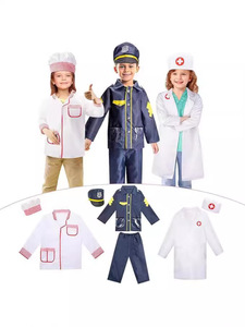 Disfraces Profesionales para Niños en Oferta, Disfraces de Doctor, Enfermera, Bombero, Capitán, Kits de Juego de Roles - Product Image 4