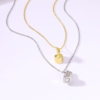 Collier magnétique pour couple Huibao, pendentif en forme de bonbon, ensemble de colliers assortis pour les couples, cadeau de la Saint-Valentin
