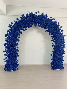 Arrangement floral bleu pour mariage, centre de table floral bleu royal, arche florale avec fleurs pour la décoration d'arrangement de mariage - Product Image 2