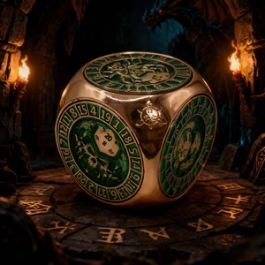 D6-Faced xúc xắc Spinner thiết kế xoay 7 trong 1 cho cthulhu mythos rpgs và ngục tối và trò chơi trên bàn rồng - Product Image 1