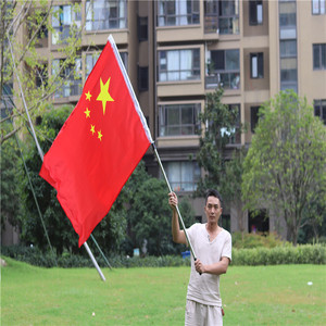 Mástil Telescópico para Bandera de 3 Metros, de Acero Inoxidable, para Uso en Eventos Deportivos al Aire Libre - Product Image 1