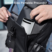 Projecteur intelligent 2026 à prix d'usine, Wi-Fi double bande 5.0, 1080P, Stéréo HIFI, Écran sans fil portable pour intérieur