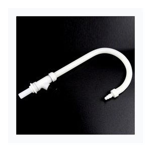 PVDF laboratory tap Factory Supply Discount Price union Modern Pvdf faucet Plastic goose neck faucet