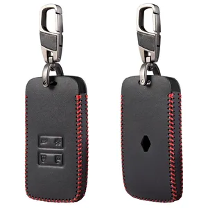 Nouvelle Housse de <span class=keywords><strong>Clé</strong></span> de Voiture en Cuir pour Koleos Captur Megane Clio Scenic Talisman Arkana pour <span class=keywords><strong>Sandero</strong></span> Fabriquée en Chine - Product Image 3