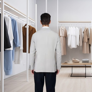 MTM abito monopetto <span class=keywords><strong>su</strong></span> <span class=keywords><strong>misura</strong></span> con pantaloni a bottone in poliestere traspirante per adulti - Product Image 5