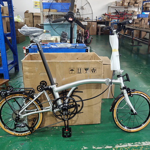 Bicicleta Plegable S9 de Aluminio con Cuadro Antichoque de 16 Pulgadas, 9 Velocidades, Manillar en Y/S de Fibra de Carbono, Ligera y Compacta - Product Image 5