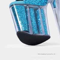 Sandales de soirée à plateforme imperméables Gret Spring 20 cm, style européen et américain, sexy, à bout ouvert, à lanières, avec boucle simple, pour la scène et les défilés