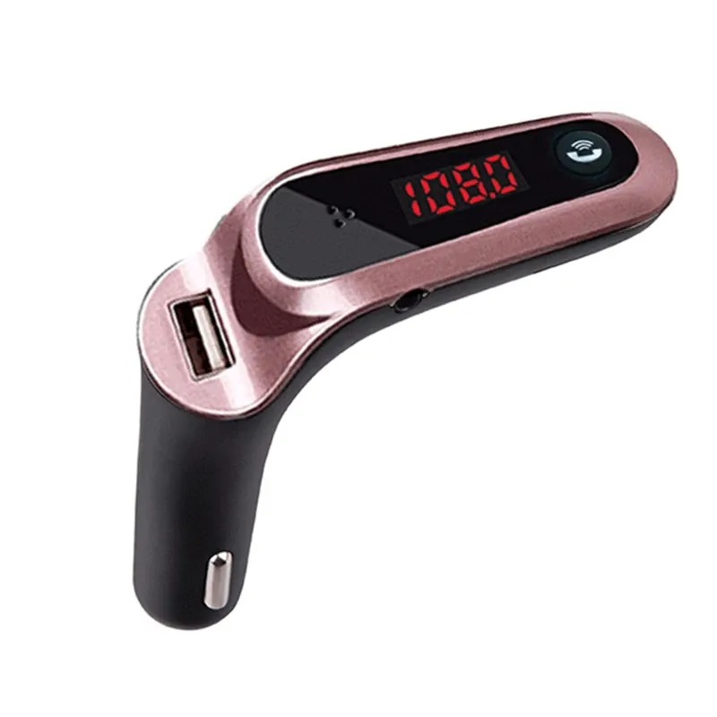 car bluetooths fm transmitter car kit Hands Free mp3 player wireless radio AUX car charger USB SD