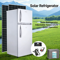 Réfrigérateur-congélateur solaire 12V DC pour caravane, camping, camping-car, réfrigérateur-congélateur solaire portable 12V24V DC à compresseur