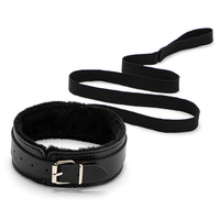 Ensemble de 6 pièces en PU pour la bondage, ensemble de bondage pour lit, jeu de flirt pour couples, produits sexuels pour adultes, kit de bondage SM, esclave sexuel, loup noir