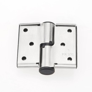 Charnière auto-fermante en acier inoxydable 304 pour porte de cloison de toilettes publiques, type pliable épaissi et plat - Product Image 1