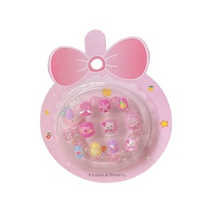 Pulsera de Cuentas Creativa para Niñas, Adhesivos de Resina con Diseño de Princesa y Dibujos Animados para Uñas, Adhesivos Tridimensionales Lindos para Dedos de Bebés - Product Image 5