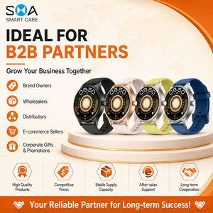 Montre connectée ronde multicolore personnalisée avec appels Bluetooth, suivi du sommeil, de la fréquence cardiaque et de l'activité, tendance et portable pour les boutiques <span class=keywords><strong>en</strong></span> <span class=keywords><strong>ligne</strong></span> - Product Image 6
