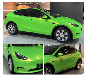 Vinilo Decorativo de Fibra de Carbono 5D/6D de Alto Brillo, 5*65 Pies, Adhesivo para Autos, Decoración de Fibra de Carbono para Envolver Autos - Product Image 4