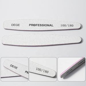Профессиональная пилка для ногтей в форме капли, Зебра, эery доска 100/180 Грит с профессиональным логотипом DEGE - Product Image 4