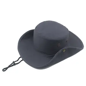 Solid Color Sunscreen Summer Bucket Hat Fishing And Mountaineering Folding Wide Brim Sun Hat Outdoor Sunproof Bucket Hat