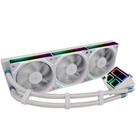 Refroidisseur liquide pour processeur Thermalright Frozen Infinity 360 BLANC avec trois ventilateurs PWM 2000 RPM pour LGA1700 AM5
