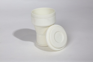 Vaso de Viaje de Silicona Ecológico de 350 ml, Diseño Plegable con Tapa Segura, Libre de BPA y Apto para Microondas, para Bebidas Frías/Calientes, OEM - Product Image 2