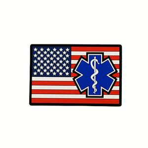 Parches de Bandera de PVC Personalizados de Estados Unidos, con Velcro Táctico para Mochilas, Maletas y Bolsas de Viaje - Product Image 3