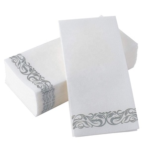 Bán Buôn Mềm Mại Và Thấm Linen Cảm Thấy Khăn Giấy Tay Khăn Ăn Không Khí Đặt Khách Khăn Ăn - Product Image 1