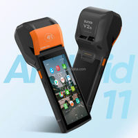 Terminal de point de vente portable SUNMI V2S, terminal de point de vente mobile Android avec imprimante 58 mm, lecteur de codes-barres, paiement NFC, WiFi pour la vente au détail et la restauration