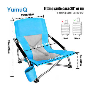 حقيبة ظهر من الألومنيوم قابلة للطي وخفيفة الوزن من 4 أماكن قابلة للتعديل مع عجلات من YumuQ - Product Image 3