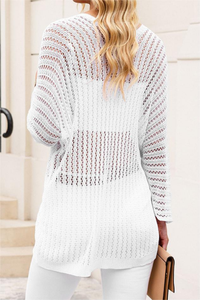 Merchandising multicolore in Stock maglione estivo lavorato a <span class=keywords><strong>maglia</strong></span> a maniche lunghe giacca da <span class=keywords><strong>donna</strong></span> Cardigan da <span class=keywords><strong>donna</strong></span> - Product Image 3