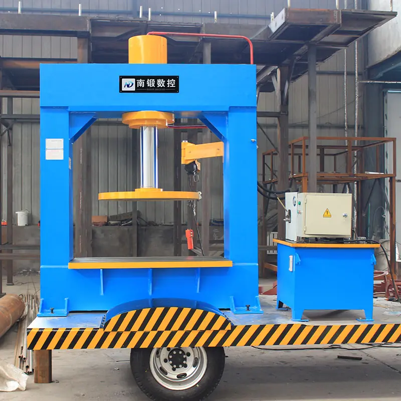 150 Tonnen hydraulische Presse mobile Reifen presse Vollreife presse