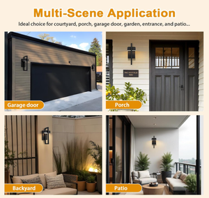 Appliques murales d'extérieur moderne extérieur LED applique murale extérieure éclairage 13.6 pouces pour <span class=keywords><strong>maison</strong></span> porte d'entrée porche garage patio - Product Image 6