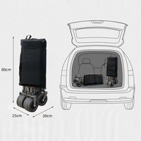 Chariot de camping pliable portable 168*72, chariot de restauration réglable en hauteur pour marché nocturne extérieur, chariot utilitaire pour camping