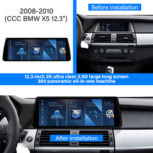 Écran de voiture CCC X5 Android 12.3 pouces sans fil CarPlay Android Auto Bluetooth moniteur de voiture pour lecteur Dvd de voiture <span class=keywords><strong>BMW</strong></span> 2008 - 2010 - Product Image 2