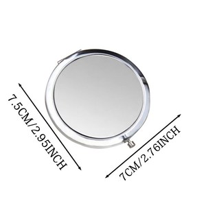 Recuerdo DE BODA láser personalizado, espejo compacto de metal, recuerdo de despedida de soltera, regalo de boda personalizado <span class=keywords><strong>para</strong></span> invitados - Product Image 6