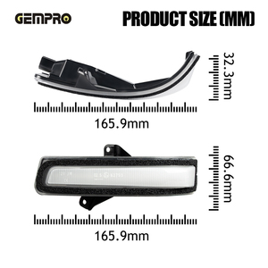 Bán buôn xe DRL trắng chuyển đổi năng động hổ phách/đèn flash hổ phách bên gương tín hiệu lần lượt đèn cho Suzuki jimny 2019-2020 - Product Image 6