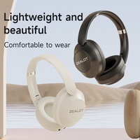 Headphone Nirkabel Zealot B38 Dual Driver dengan Earpad Nyaman, Baterai 250mAh untuk Mendengarkan Musik Sehari-hari & Ramah Perjalanan