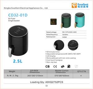<span class=keywords><strong>Papel</strong></span> Cuadrado Mini Freidora Aire Inteligente Sin Aceite Nueva Marca - Product Image 6