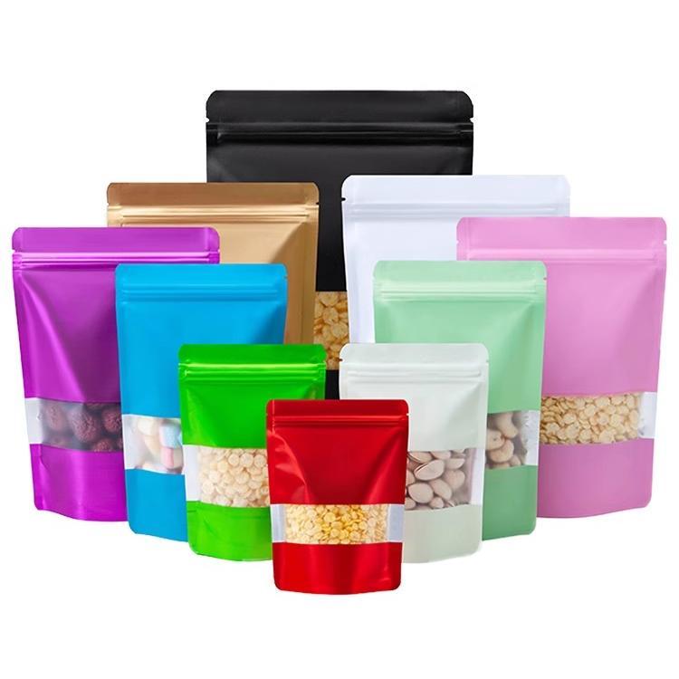 Resealable Stand up Bags with Window