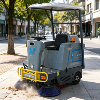 Mini Hippo OEM ODM Balayeuse Électrique Autoportée Personnalisée pour les Rues Municipales, les Parcs Industriels et les Communautés