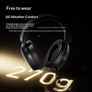 หูฟังไร้สาย <span class=keywords><strong>ATK</strong></span> Neptune N9 Pro/Ultra พร้อมไมโครโฟนตัดเสียงรบกวน แบตเตอรี่ใช้งานได้นานกว่า 20 ชั่วโมง คุณภาพเสียงยอดเยี่ยม - Product Image 5