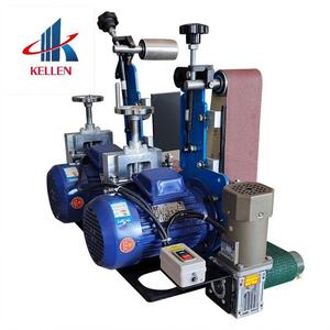 Petite machine de polissage et de lustrage pour plaques métalliques et boucles en laiton industrielles, idéale pour les petites pièces - Product Image 1